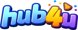 hub4u বাংলা গেমিং হাব লোগো